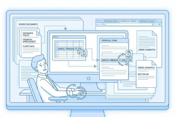 Manually Copying Data to Proposals
